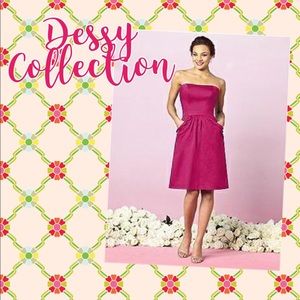 Dessy Collection Strapless Dress SZ 16